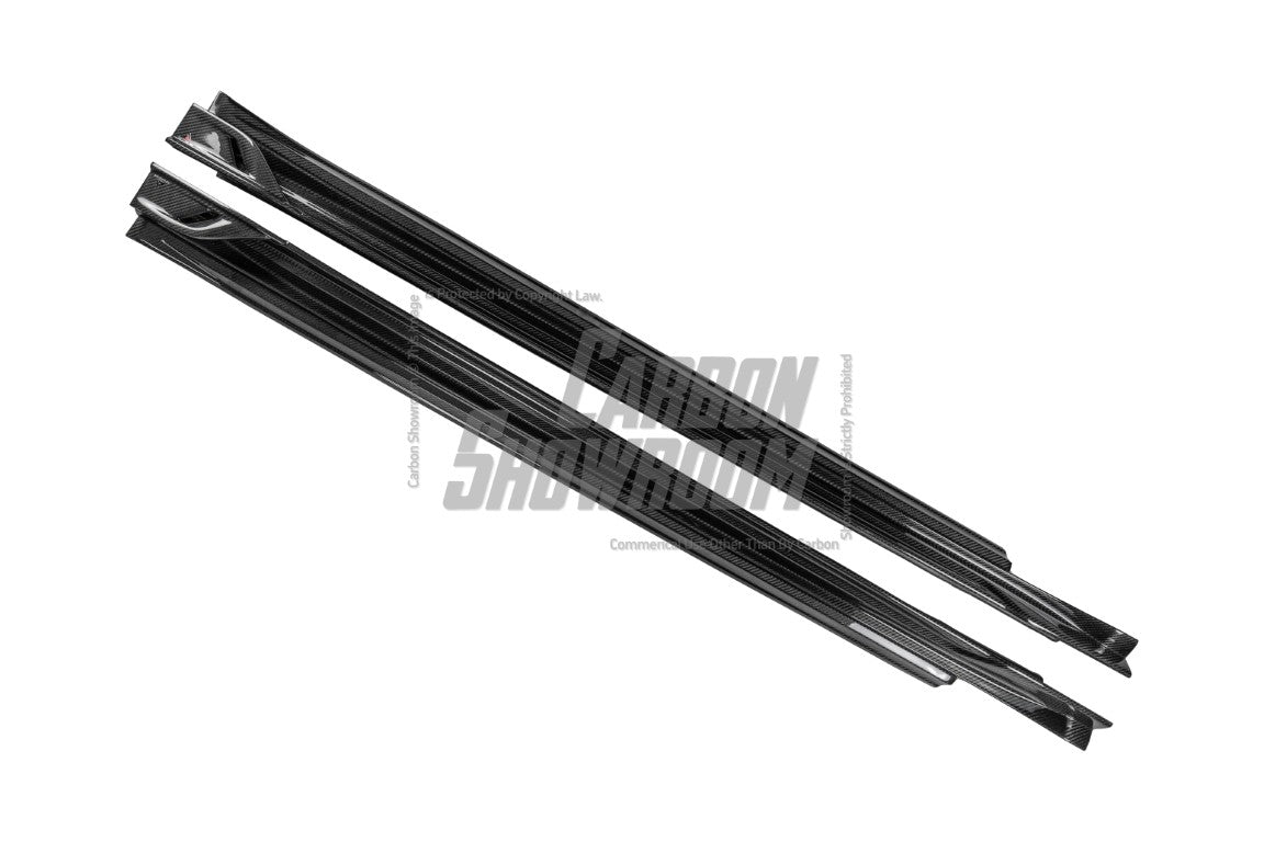 Porsche Panamera 976 Base 4 4S E-Hybird GTS Turbo 2024-ON with Aftermarket Parts - AE Desgin ART Side Skirts Carbon Fiber?from ArmorExtend