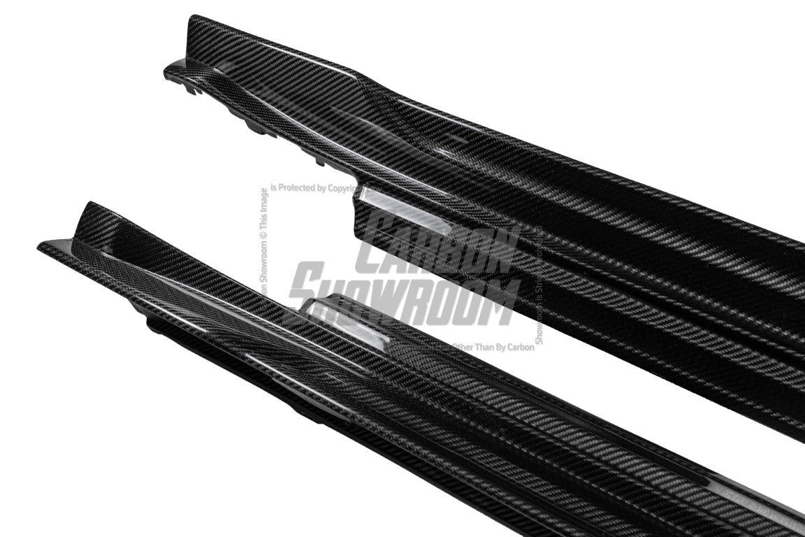 Porsche Panamera 976 Base 4 4S E-Hybird GTS Turbo 2024-ON with Aftermarket Parts - AE Desgin ART Side Skirts Carbon Fiber?from ArmorExtend