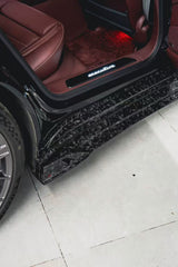 Porsche Panamera 976 Base 4 4S E-Hybird GTS Turbo 2024-ON with Aftermarket Parts - AE Desgin ART Side Skirts Carbon Fiber?from ArmorExtend