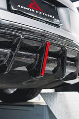 Porsche Panamera 976 Base 4 4S E-Hybird GTS Turbo 2024-ON with Aftermarket Parts - AE Desgin ART Rear Diffuser Carbon Fiber?from ArmorExtend 