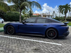Porsche Panamera 976 Base 4 4S E-Hybird GTS Turbo 2024-ON with Aftermarket Parts - AE Desgin ART Side Skirts Carbon Fiber?from ArmorExtend