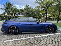 Porsche Panamera 976 Base 4 4S E-Hybird GTS Turbo 2024-ON with Aftermarket Parts - AE Desgin ART Side Skirts Carbon Fiber?from ArmorExtend