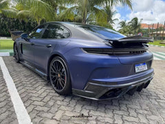 Porsche Panamera 976 Base 4 4S E-Hybird GTS Turbo 2024-ON with Aftermarket Parts - AE Desgin ART Side Skirts Carbon Fiber?from ArmorExtend