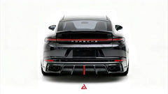 Porsche Panamera 976 Base 4 4S E-Hybird GTS Turbo (suitable for GTS and Turbo if active spoiler is deactivated) 2024-ON with Aftermarket Parts - AE Desgin ART Rear Lip Spoiler Dry Pre-preg Carbon Fiber from ArmorExtend