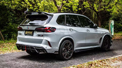 BMW X5 G05 M50i X/S Drive 40i (with M-Package) (Fits Both Pre-LCI & LCI) 2019-ON & X5M X5MC F95 (Fits Both Pre-LCI & LCI) ?2020 2021 2022 2023 2024?with Aftermarket Parts - AE Style Rear Spoiler Carbon Fiber from?ArmorExtend
