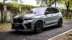 BMW X5M X5MC F95 & X6M X6MC F96 2024-ON (LCI) With Aftermarket Parts - AE Style Front Lip Carbon Fiber?from ArmorExtend