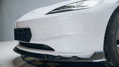 Tesla Model 3 Highland 2024-ON with Aftermarket Parts - V2 Front Lip Dry Pre-preg Carbon Fiber from ArmorExtend