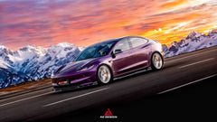 Tesla Model 3 Highland / Performance 2024-ON with Aftermarket Parts - V2 Side Skirts Dry Pre-preg Carbon Fiber from ArmorExtend