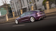 Tesla Model 3 Highland / Performance 2024-ON with Aftermarket Parts - V2 Rear Diffuser Dry Pre-preg Carbon Fiber from ArmorExtend