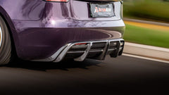 Tesla Model 3 Highland / Performance 2024-ON with Aftermarket Parts - V2 Rear Diffuser Dry Pre-preg Carbon Fiber from ArmorExtend