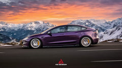 Tesla Model 3 Highland / Performance 2024-ON with Aftermarket Parts - V2 Rear Lip Spoiler Dry Pre-preg Carbon Fiber from ArmorExtend