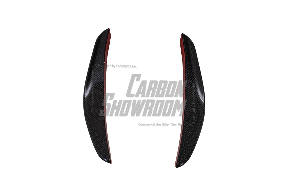 Tesla Model 3 Highland 2024-ON with Aftermarket Parts - AE Style Front Canards Carbon Fiber from?ArmorExtend