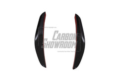 Tesla Model 3 Highland 2024-ON with Aftermarket Parts - AE Style Front Canards Carbon Fiber from?ArmorExtend