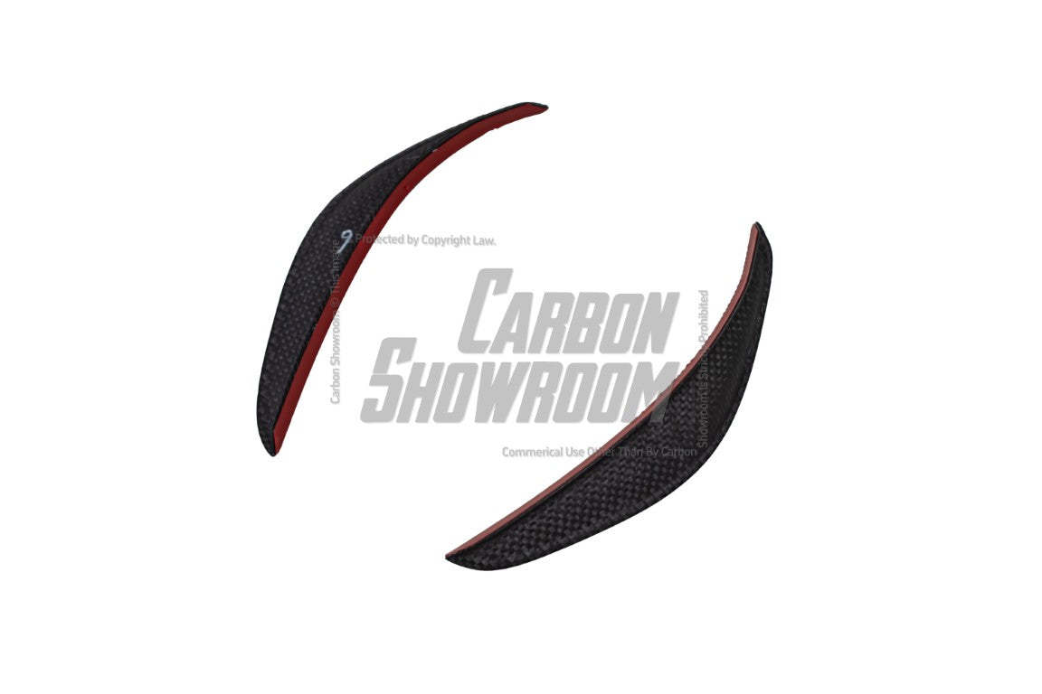 Tesla Model 3 Highland 2024-ON with Aftermarket Parts - AE Style Front Canards Carbon Fiber from?ArmorExtend