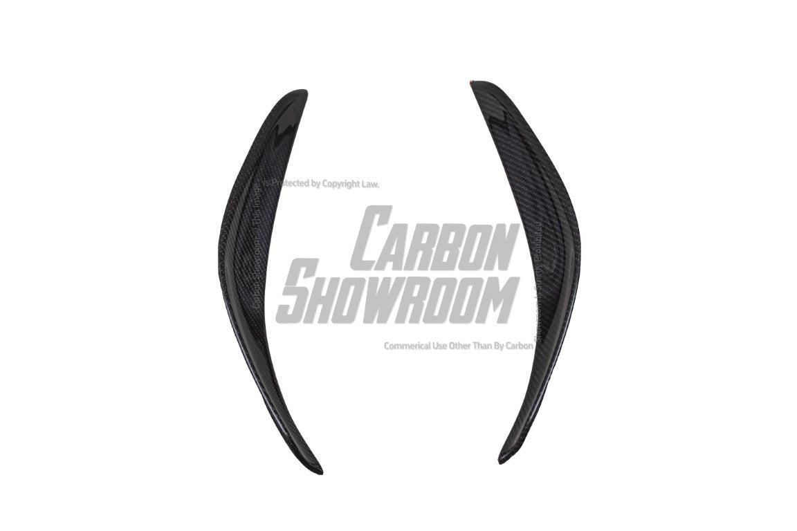 Tesla Model 3 Highland 2024-ON with Aftermarket Parts - AE Style Front Canards Carbon Fiber from?ArmorExtend