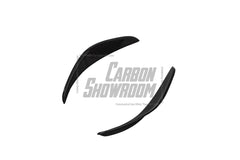 Tesla Model 3 Highland 2024-ON with Aftermarket Parts - AE Style Front Canards Carbon Fiber from?ArmorExtend