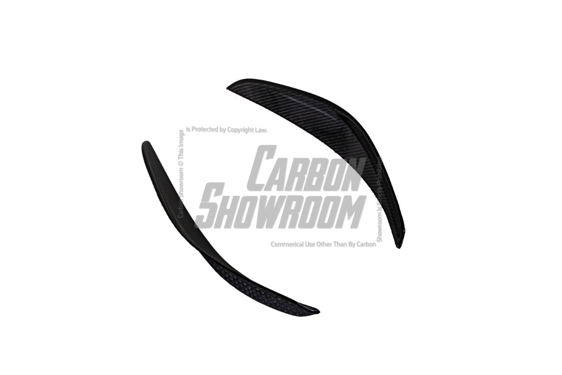 Tesla Model 3 Highland 2024-ON with Aftermarket Parts - AE Style Front Canards Carbon Fiber from?ArmorExtend