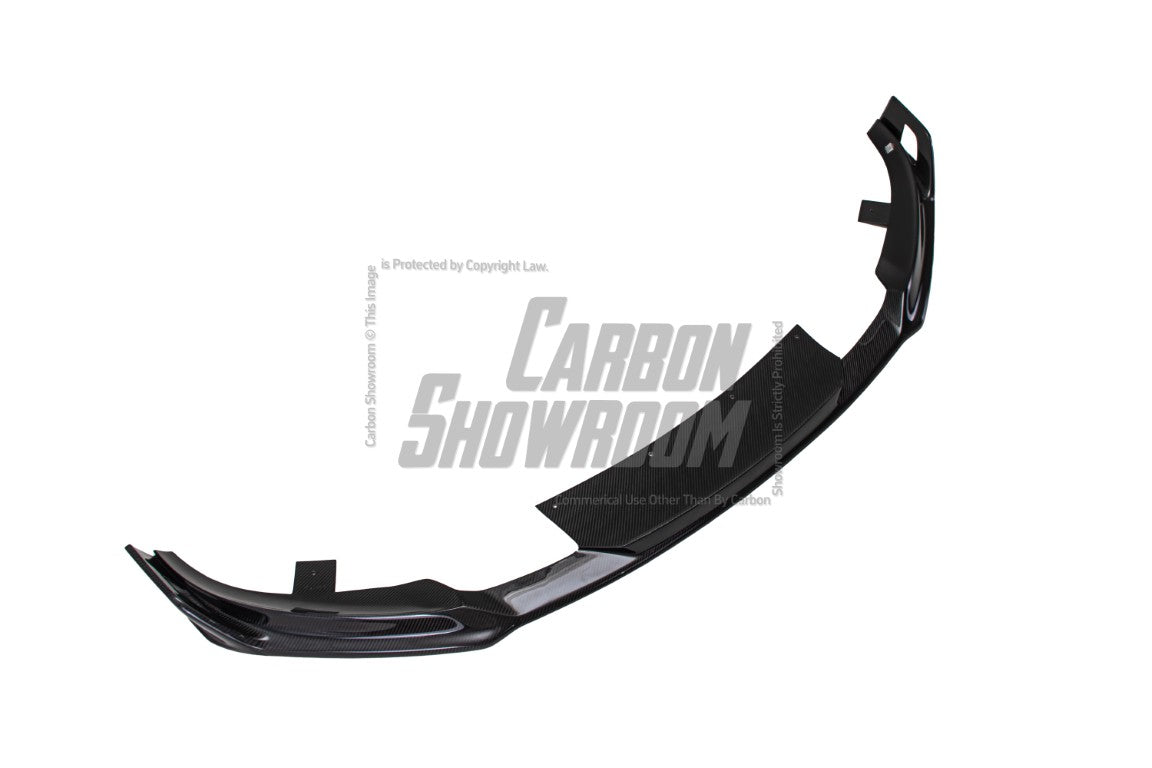 Tesla Model 3 Highland 2024-ON with Aftermarket Parts - AE Style Front Canards Carbon Fiber from?ArmorExtend