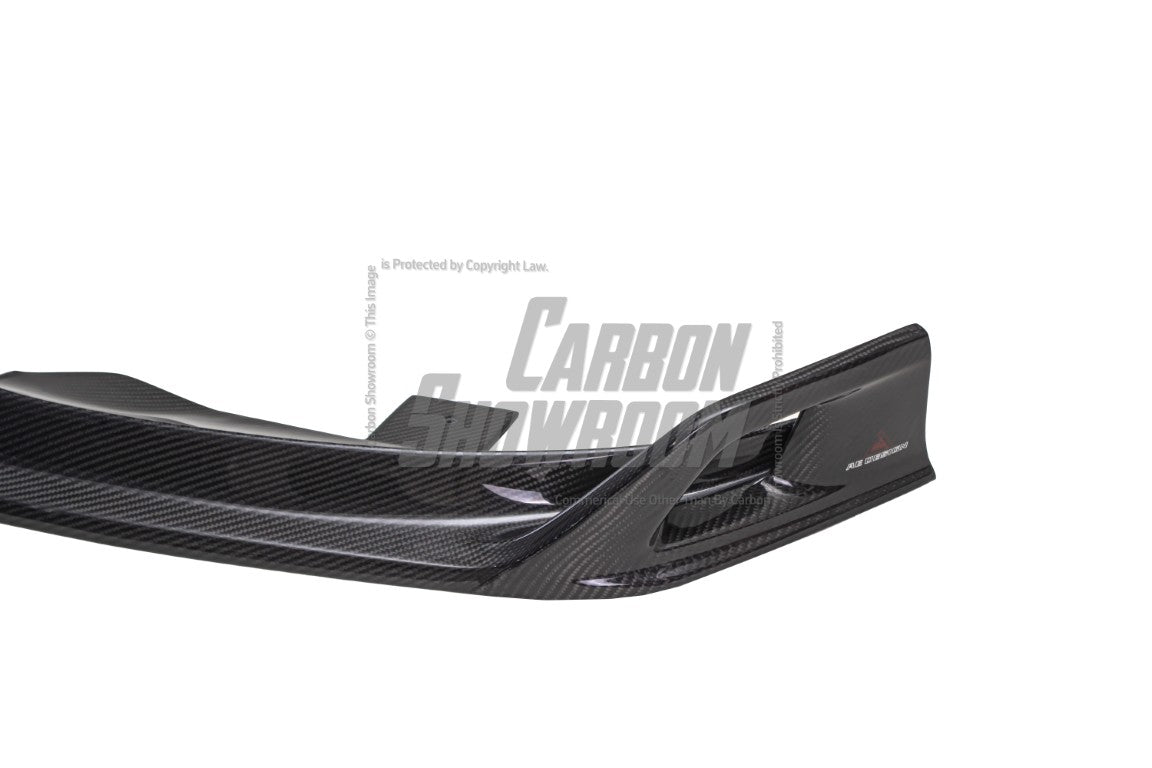 Tesla Model 3 Highland 2024-ON with Aftermarket Parts - AE Style Front Canards Carbon Fiber from?ArmorExtend