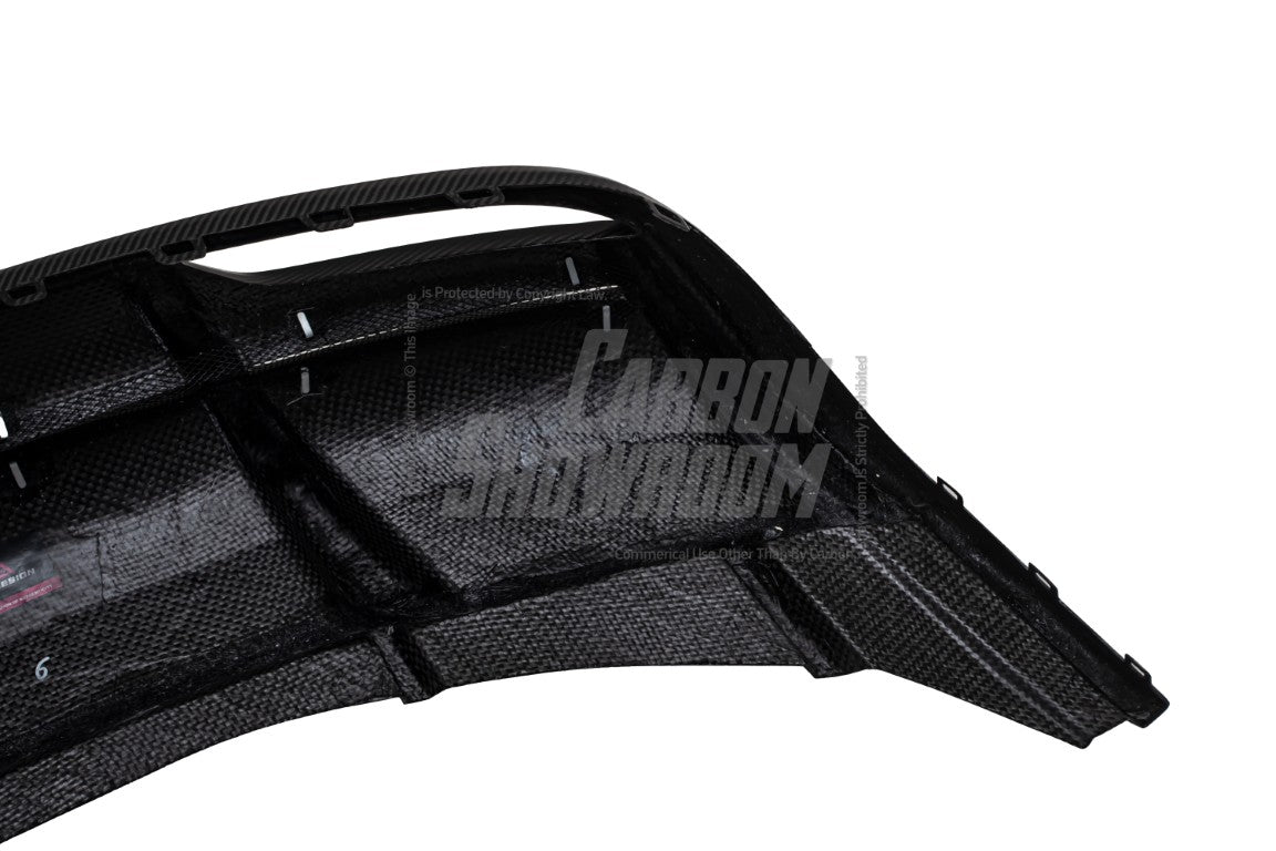 Tesla Model 3 Highland / Performance 2024-ON with Aftermarket Parts - AE Style Rear Diffuser & Canards Carbon Fiber from?ArmorExtend