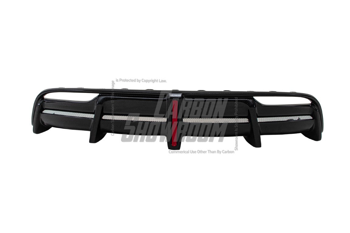 Tesla Model 3 Highland / Performance 2024-ON with Aftermarket Parts - AE Style Rear Diffuser & Canards Carbon Fiber from?ArmorExtend