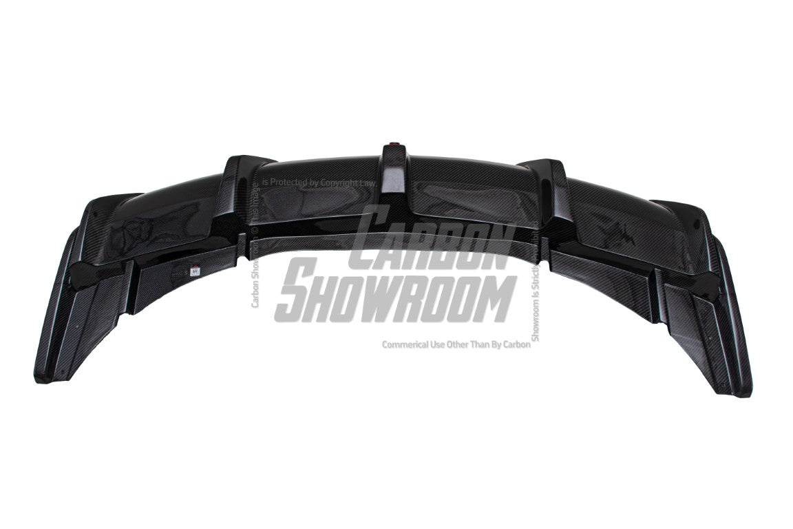 Tesla Model 3 Highland / Performance 2024-ON with Aftermarket Parts - AE Style Rear Diffuser & Canards Carbon Fiber from ArmorExtend