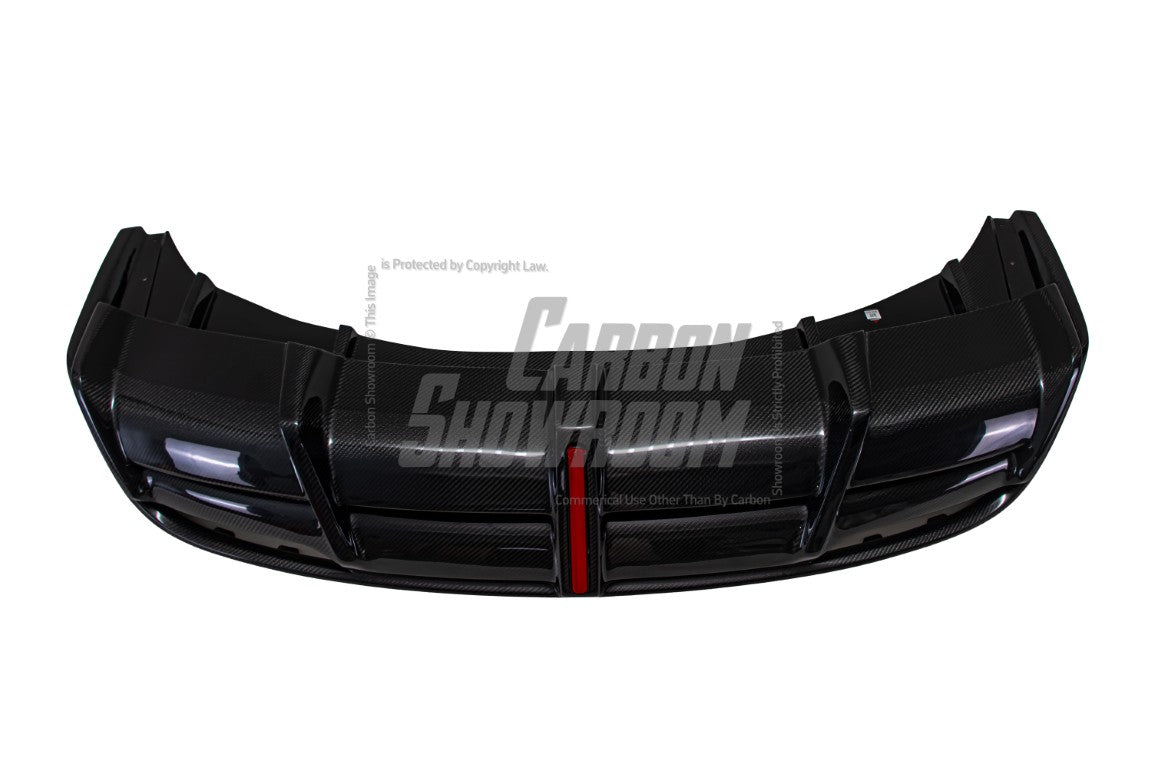 Tesla Model 3 Highland / Performance 2024-ON with Aftermarket Parts - AE Style Rear Diffuser & Canards Carbon Fiber from ArmorExtend