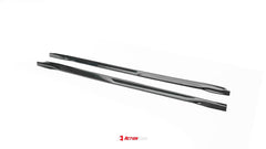 Tesla Model 3 Highland / Performance 2024-ON with Aftermarket Parts - Action Aero Series Side Skirts Dry Pre-preg Carbon Fiber / ABS from ArmorExtend