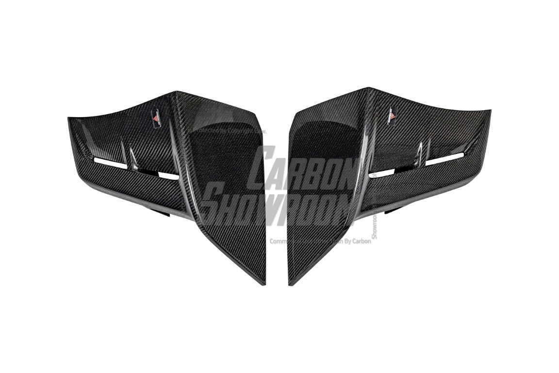 Tesla Model 3 Highland / Performance 2024-ON with Aftermarket Parts - AE Style Rear Diffuser & Canards Carbon Fiber from?ArmorExtend