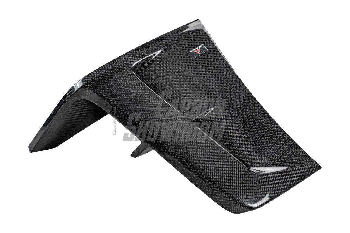 Tesla Model 3 Highland / Performance 2024-ON with Aftermarket Parts - AE Style Rear Diffuser & Canards Carbon Fiber from ArmorExtend