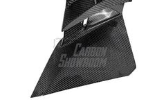 Tesla Model 3 Highland / Performance 2024-ON with Aftermarket Parts - AE Style Rear Diffuser & Canards Carbon Fiber from ArmorExtend