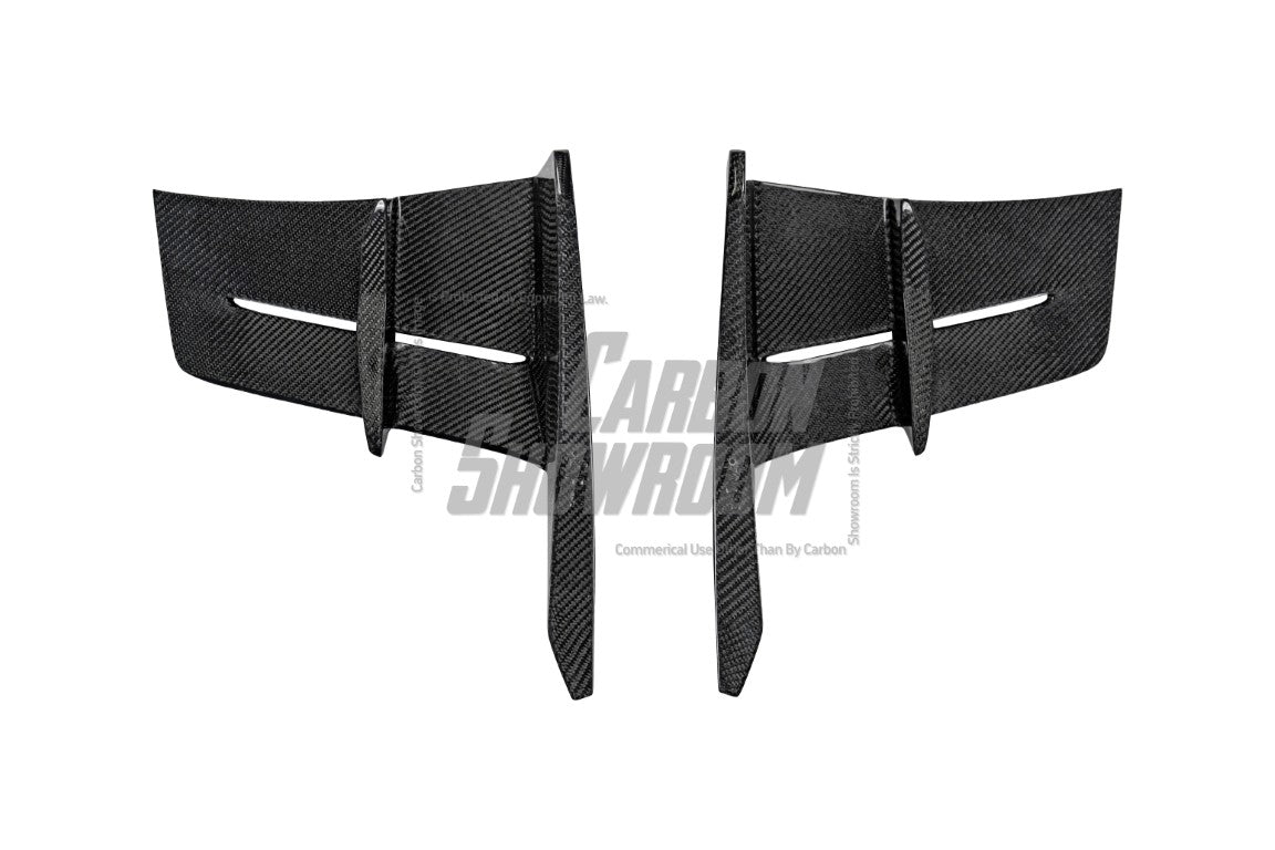 Tesla Model 3 Highland / Performance 2024-ON with Aftermarket Parts - AE Style Rear Diffuser & Canards Carbon Fiber from?ArmorExtend