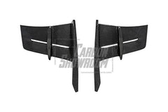 Tesla Model 3 Highland / Performance 2024-ON with Aftermarket Parts - AE Style Rear Diffuser & Canards Carbon Fiber from ArmorExtend