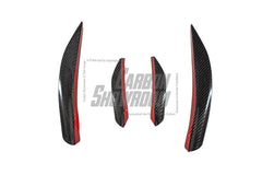 Tesla Model Y 2020 2021 2022 2023 2024 with Aftermarket Parts - AE Style Front Lip Carbon Fiber from ArmorExtend