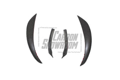 Tesla Model Y 2020 2021 2022 2023 2024 with Aftermarket Parts - AE Style Front Lip Carbon Fiber from ArmorExtend