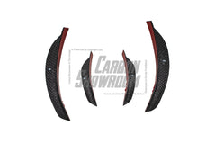 Tesla Model Y 2020 2021 2022 2023 2024 with Aftermarket Parts - AE Style Front Lip Carbon Fiber from ArmorExtend