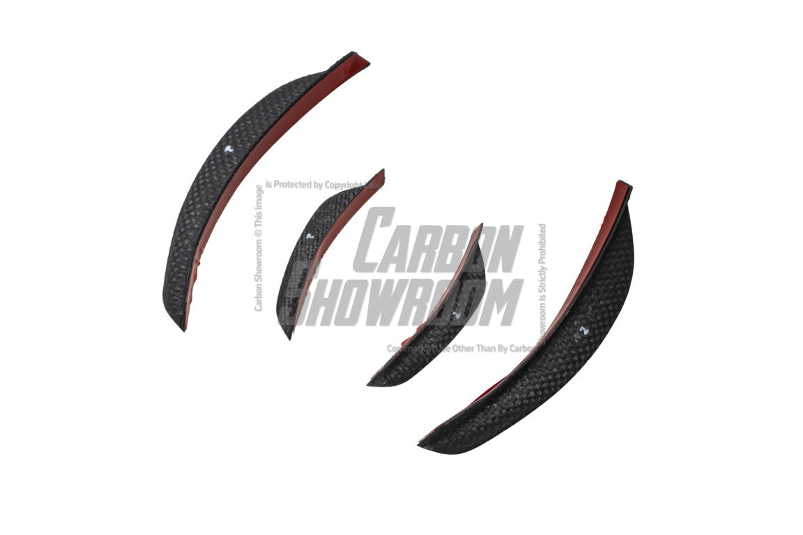 Tesla Model Y 2020 2021 2022 2023 2024 with Aftermarket Parts - AE Style Front Lip Carbon Fiber from ArmorExtend