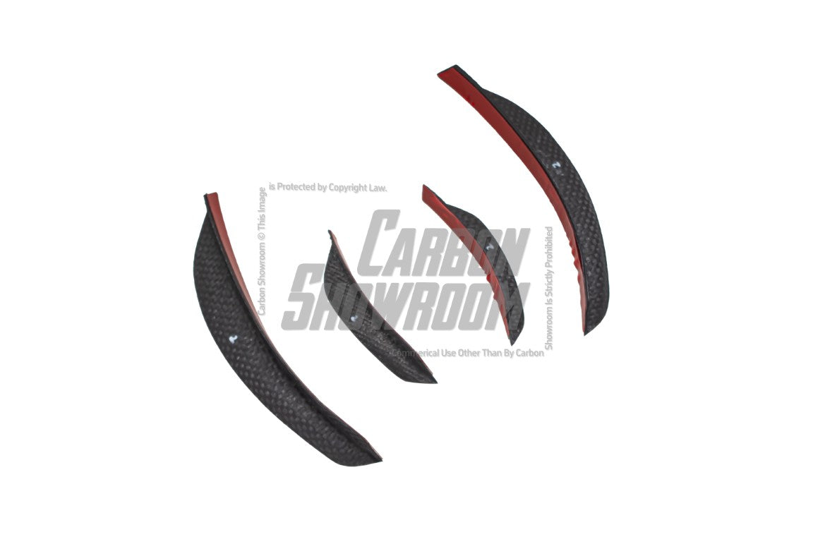 Tesla Model Y 2020 2021 2022 2023 2024 with Aftermarket Parts - AE Style Front Lip Carbon Fiber from ArmorExtend