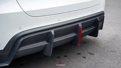 Tesla Model Y 2021 2022 2023 2024 with Aftermarket Parts - Plustic Style Rear Diffuser ABS from  ArmorExtend