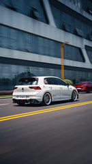 Volkswagen GTI & R-line MK8 2022 2023 2024 with Aftermarket Parts - AE Style Front Lip?Carbon Fiber?from ArmorExtend
