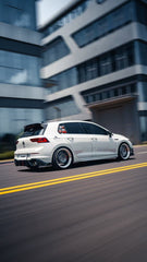 Volkswagen GTI & R-line MK8 2022 2023 2024 with Aftermarket Parts - AE Style Front Lip?Carbon Fiber?from ArmorExtend