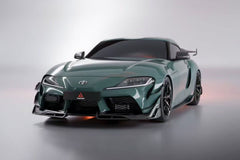 Toyota Supra MK5 A90 A91 3.0 2.0 2020-ON with Aftermarket Parts - AG Style Front Lip & Splitter Carbon Fiber from ArmorExtend