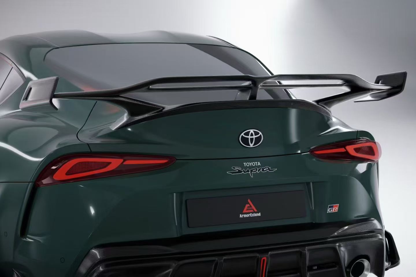 Toyota Supra MK5 A90 A91 3.0 2.0 2020-ON with Aftermarket Parts - AE Style Rear Wing Spoiler Carbon Fiber from ArmorExtend