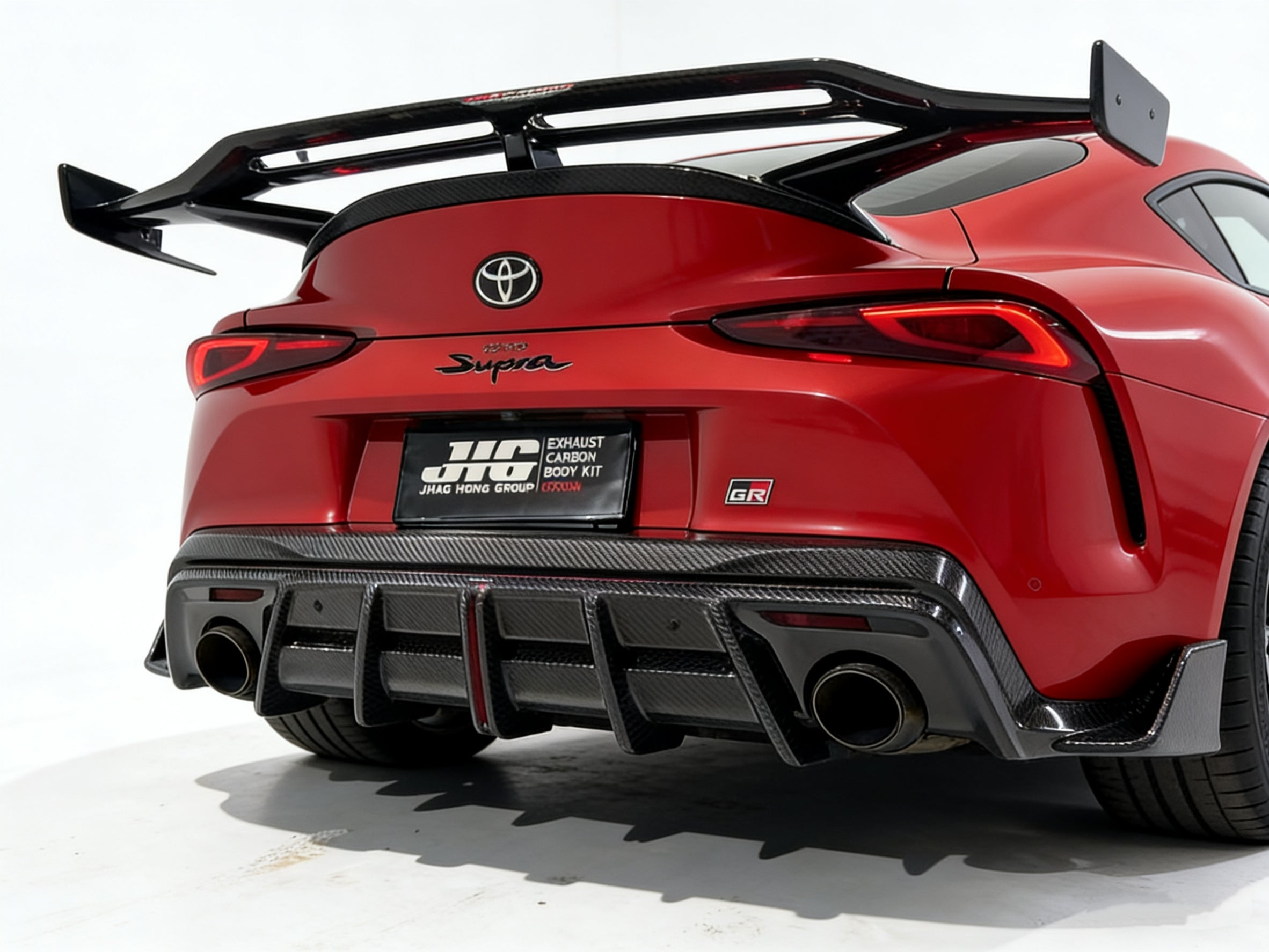 Toyota Supra MK5 A90 A91 3.0 2.0 2020-ON with Aftermarket Parts - AE Style Rear Wing Spoiler Carbon Fiber from ArmorExtend