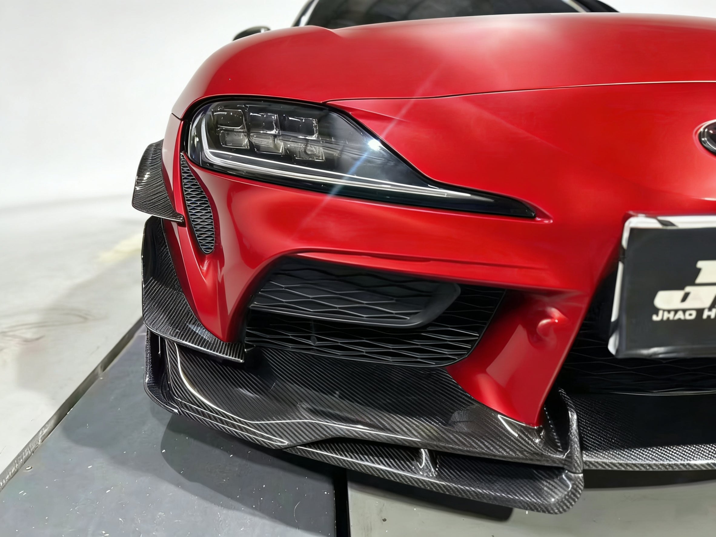 Toyota Supra MK5 A90 A91 3.0 2.0 2020-ON with Aftermarket Parts - AE Style Front Canards Carbon Fiber from ArmorExtend