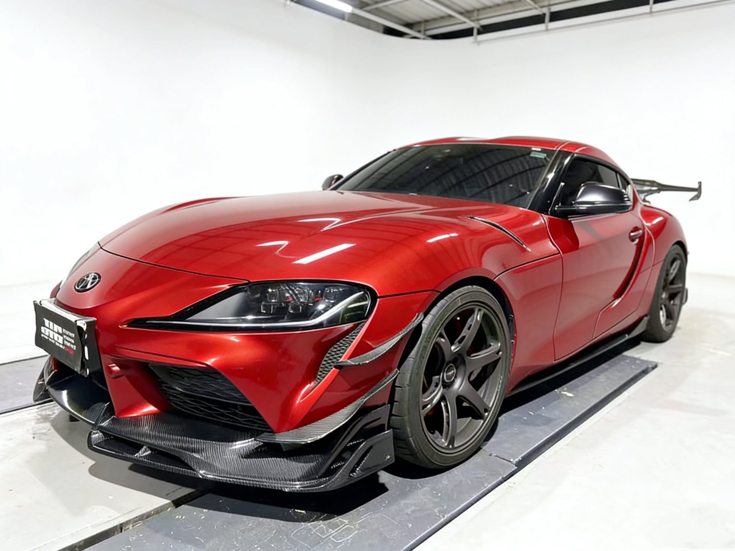 Toyota Supra MK5 A90 A91 3.0 2.0 2020-ON with Aftermarket Parts - AE Style Front Canards Carbon Fiber from ArmorExtend