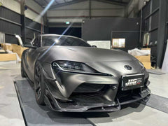 Toyota Supra MK5 A90 A91 3.0 2.0 2020-ON with Aftermarket Parts - AE Style Front Canards Carbon Fiber from ArmorExtend