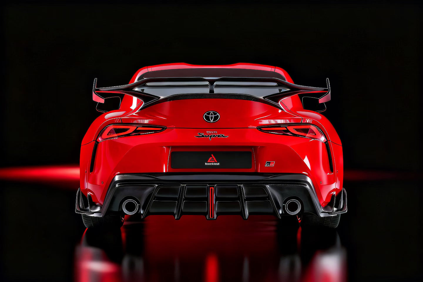 Toyota Supra MK5 A90 A91 3.0 2.0 2020-ON with Aftermarket Parts - AE Style Rear Wing Spoiler Carbon Fiber from ArmorExtend
