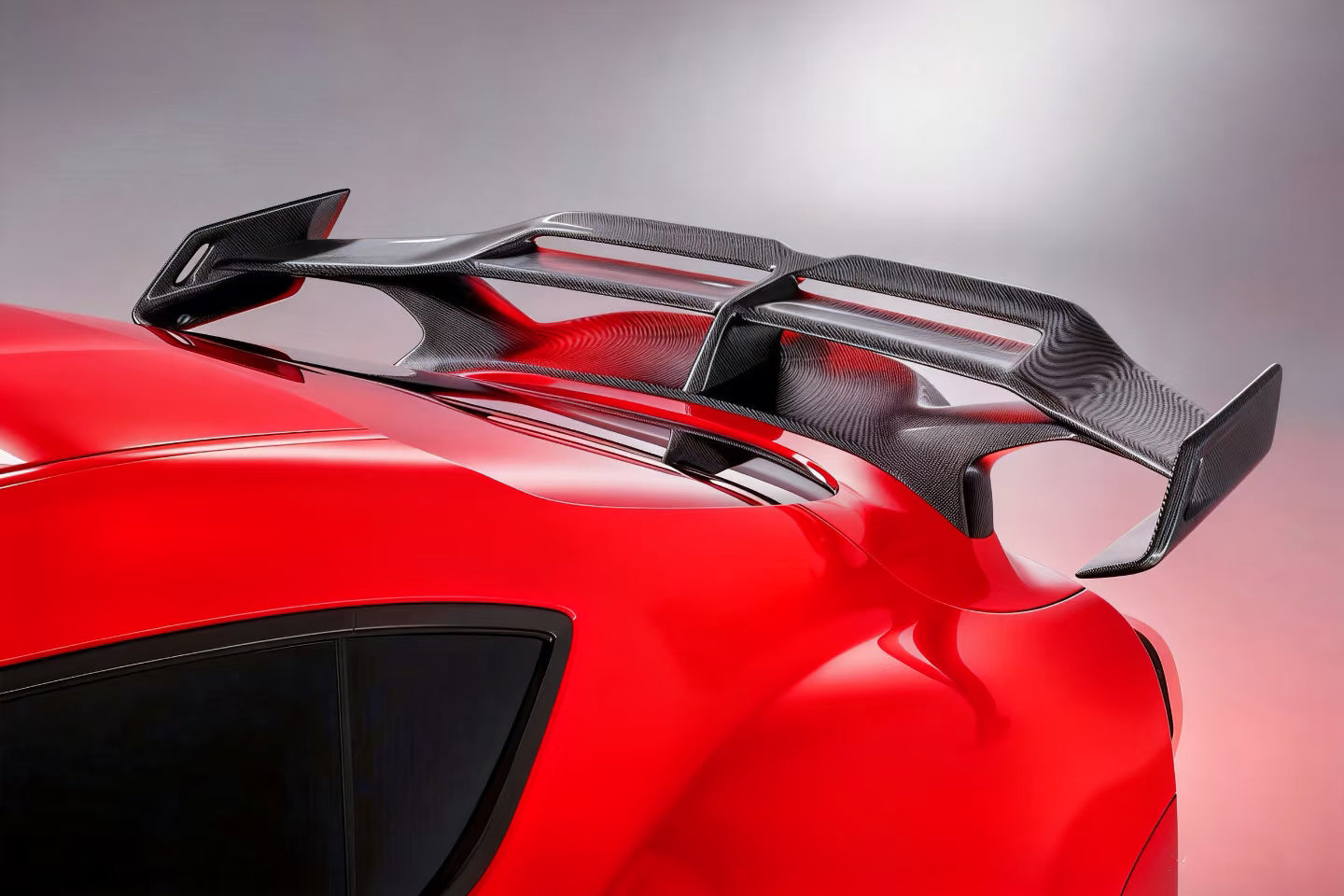 Toyota Supra MK5 A90 A91 3.0 2.0 2020-ON with Aftermarket Parts - AE Style Rear Wing Spoiler Carbon Fiber from ArmorExtend