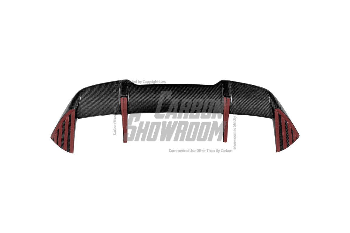 Volkswagen GTI & R-line MK8 2020 2021 2022 2023 2024 with Aftermarket Parts - AE Style Rear Roof Spoiler Carbon Fiber from?ArmorExtend